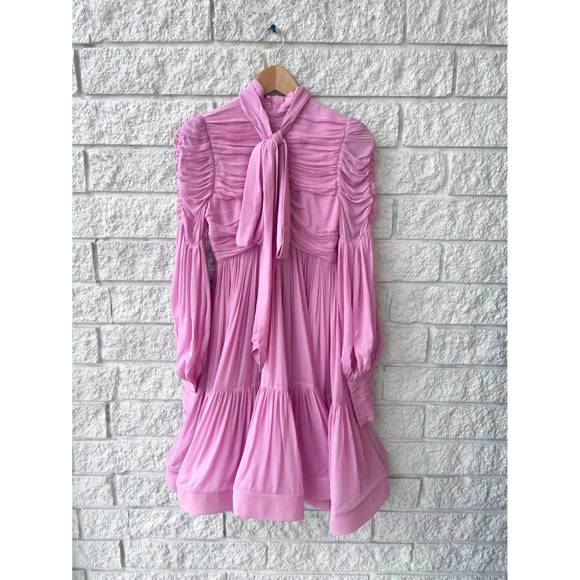 zimmermann celestial ruched mini dress Zimmermann Celestial Ruched Mini Dress 950.00